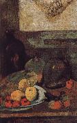 There is still life painting Paul Gauguin